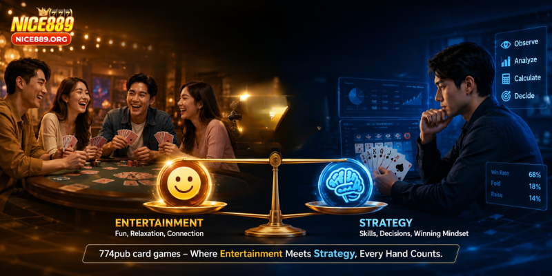 774pub card games comes from the balance between entertainment and strategy